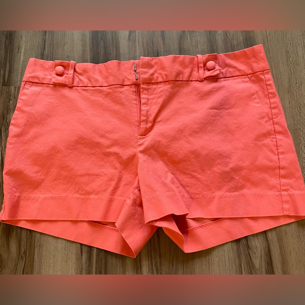 BANANA REPUBLIC CORAL WOMENS SHORTS SIZE 14 EUC